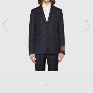 Gucci Mens Suit- GG Wool suit
